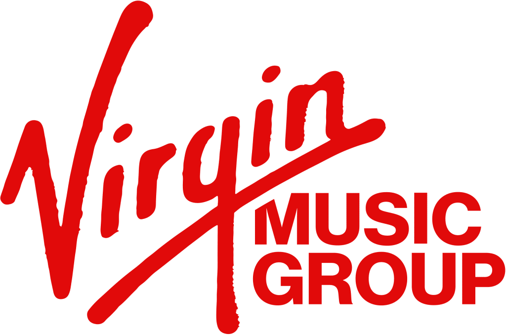 Logo da Virgin Music Group, parceira do selo da Vitrola Play