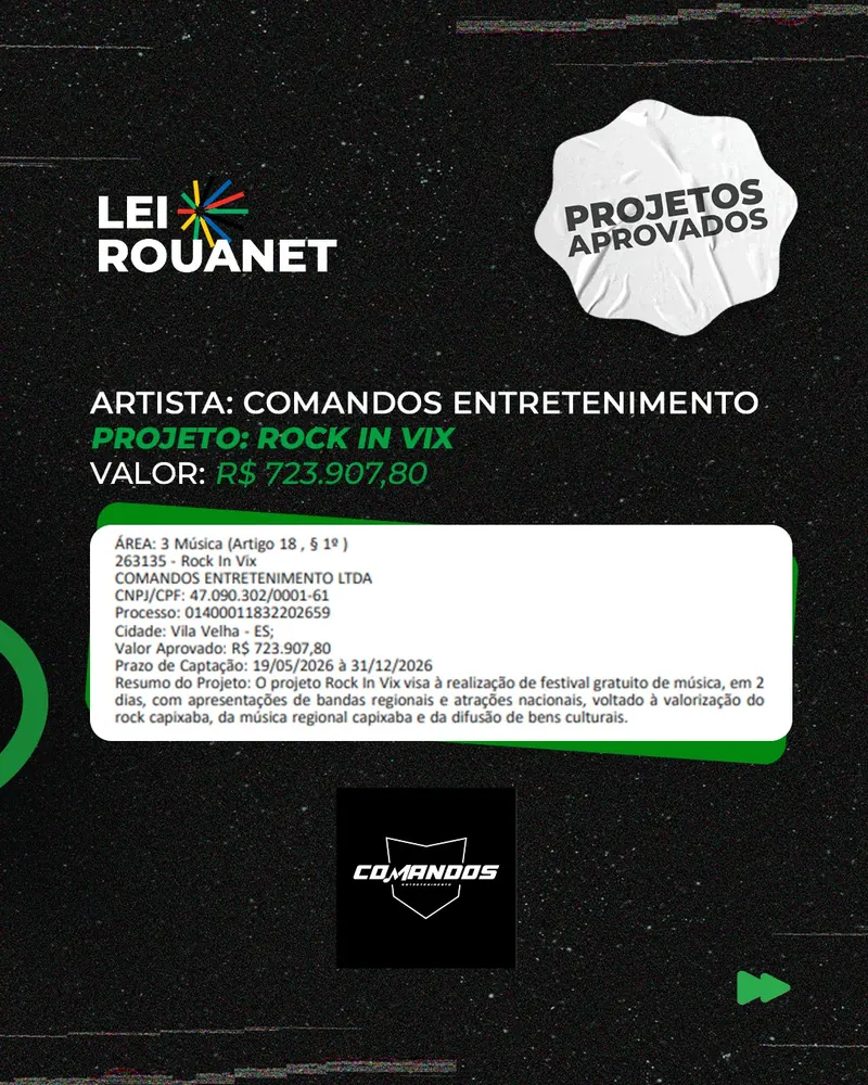 Rock In Vix — Comandos Entretenimento